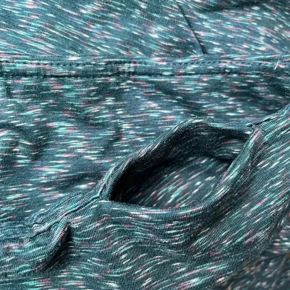 RBX Active Space Dye Green 7/8 Leggings - Picture 7 of 9